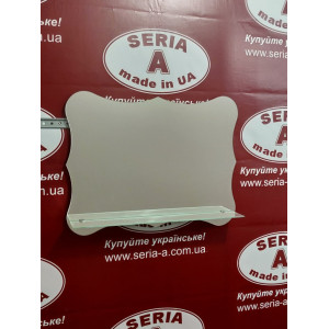 Дзеркало оригінальної форми з поличкою №27